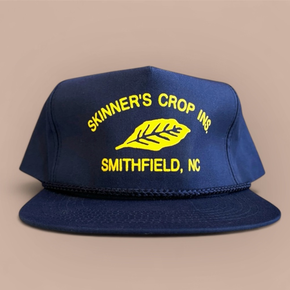 NC Tobacco Leaf Snapback Rope Hat